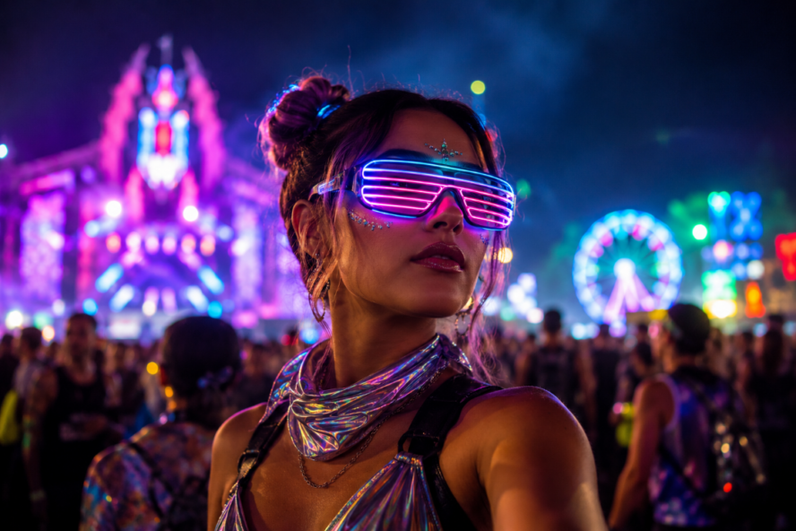 Rave Sunglasses: The LED Fashion Statement Transforming Festival Wear ...